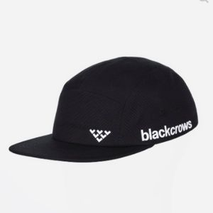 Unisex black crows quintus 5 panel hat